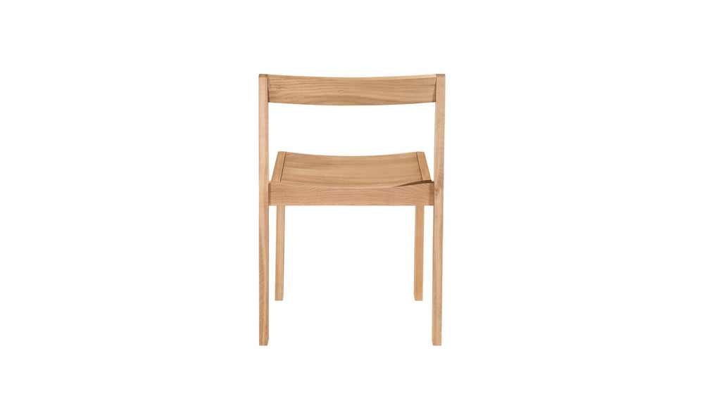 Silla de comedor Plane (juego de dos), roble