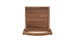 Silla de comedor Plane (Juego de dos), nogal americano