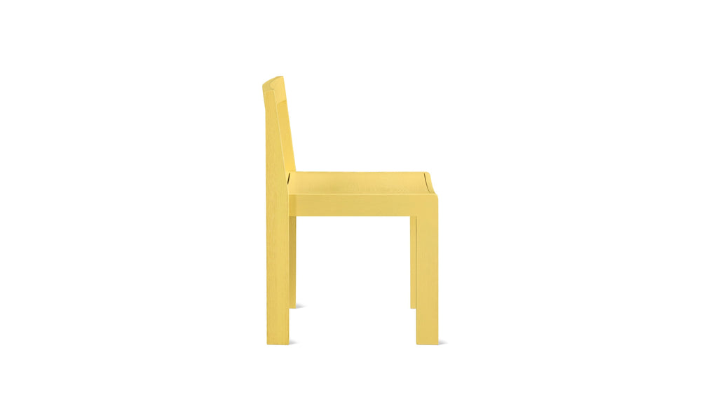 Silla de comedor Plane (juego de dos), limón