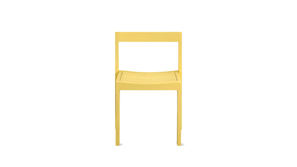 Silla de comedor Plane (juego de dos), limón