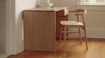 Silla de comedor con asiento en madera de fresno negro