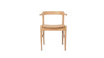 Silla de comedor con asiento en madera de fresno negro