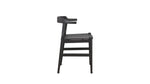 Silla de comedor con asiento en madera de fresno negro