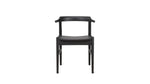 Silla de comedor con asiento en madera de fresno negro
