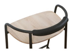 Banqueta de altura para mostrador — negra