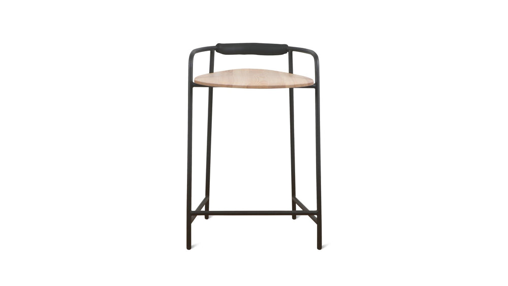 Banqueta de altura para mostrador — negra