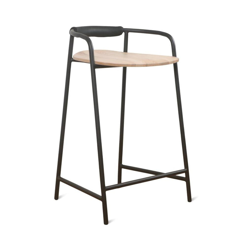 Banqueta de altura para mostrador — negra