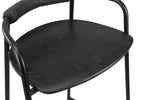 Banqueta de altura para mostrador — negra