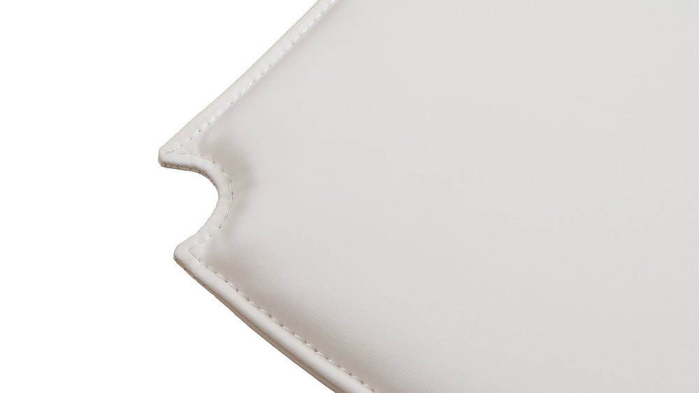 Cojín para silla de comedor Tuck In, blanco