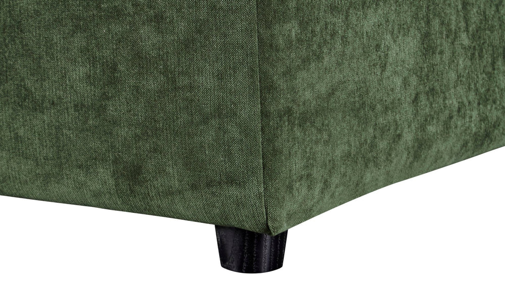 Quilt Silla sin brazos, verde musgo