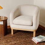 Sillón lounge Smooth Moves, café con leche