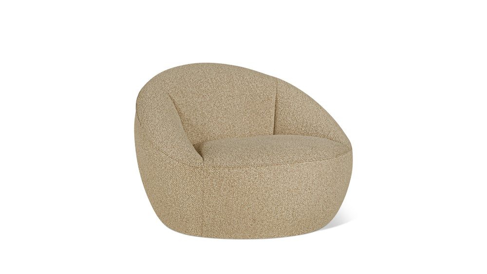 Sillón giratorio Round Trip, avena