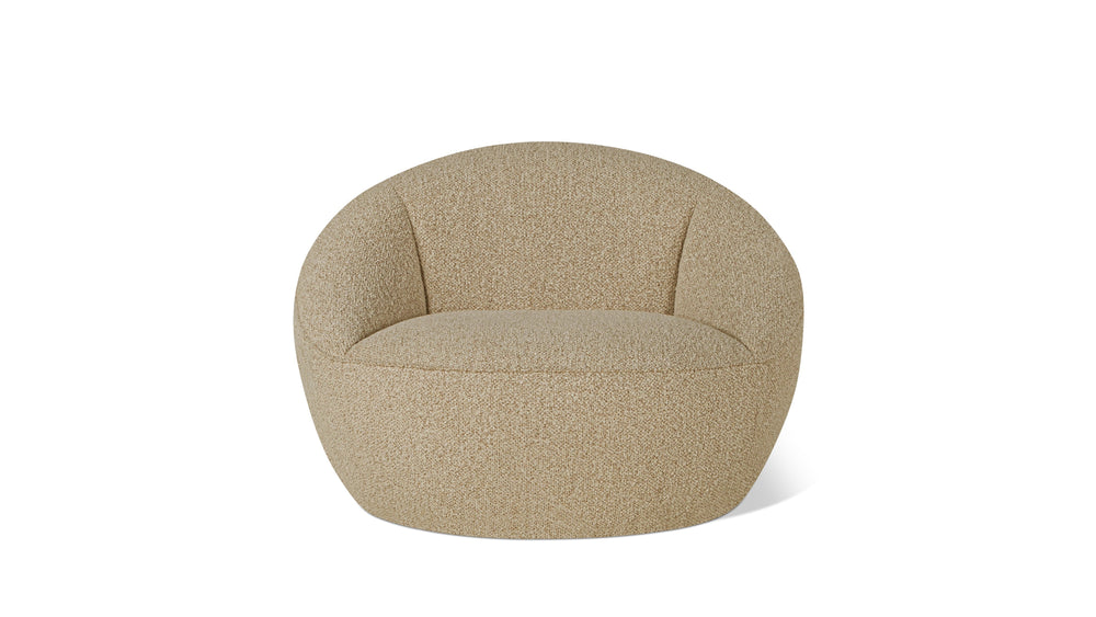 Sillón giratorio Round Trip, avena
