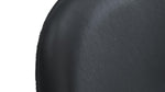 Silla de comedor Dine In (juego de dos), roble/cuero negro
