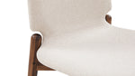 Silla de comedor Dine In (juego de dos), nogal/duna
