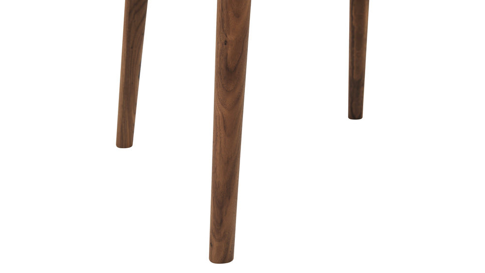 Silla de comedor Dine In (juego de dos), nogal/duna