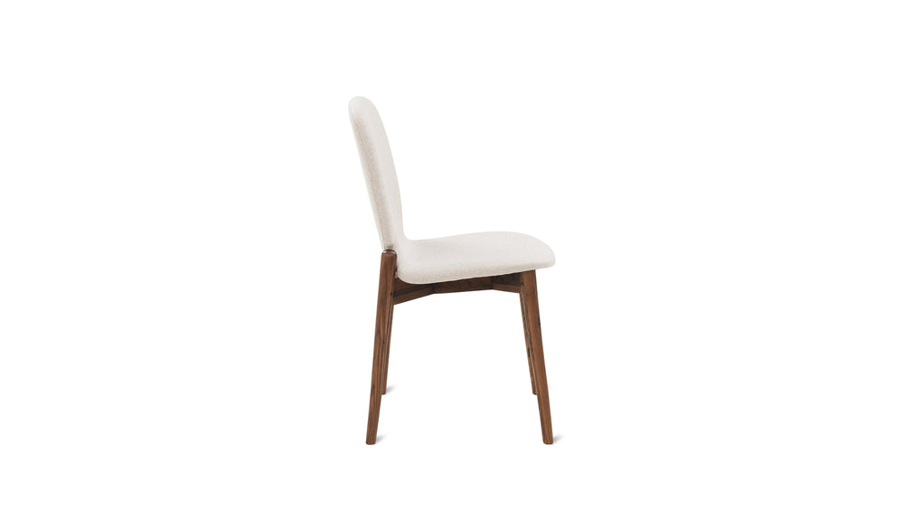Silla de comedor Dine In (juego de dos), nogal/duna