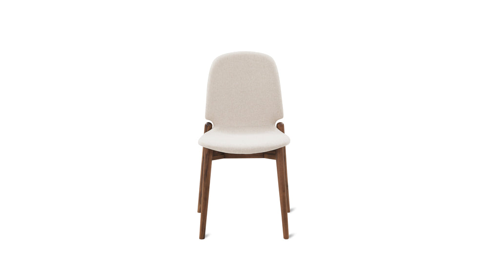 Silla de comedor Dine In (juego de dos), nogal/duna
