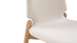 Silla de comedor Dine In (juego de dos), nogal/duna