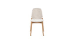 Silla de comedor Dine In (juego de dos), nogal/duna