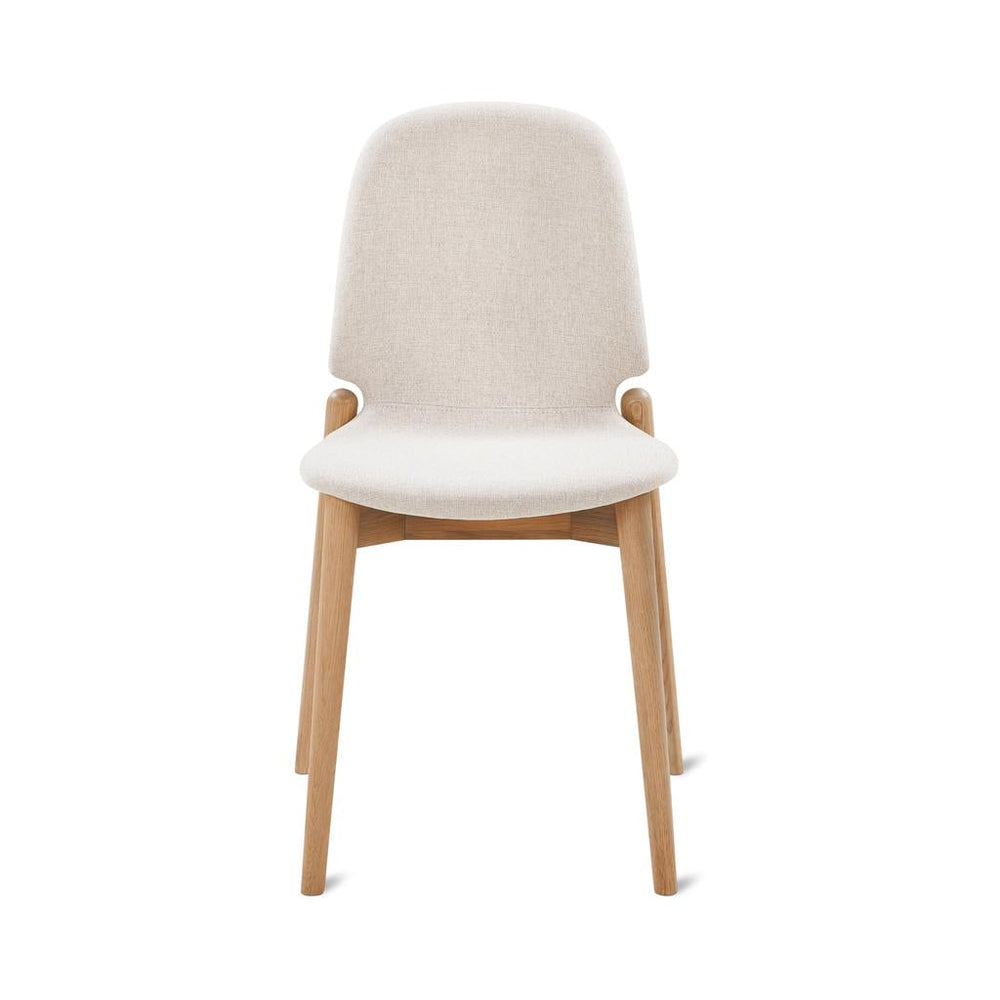 Silla de comedor Dine In (juego de dos), nogal/duna