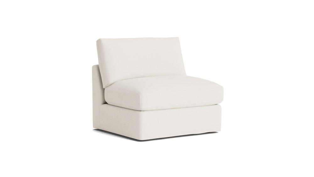 Get Together™ Silla sin brazos, grande, lino color crema