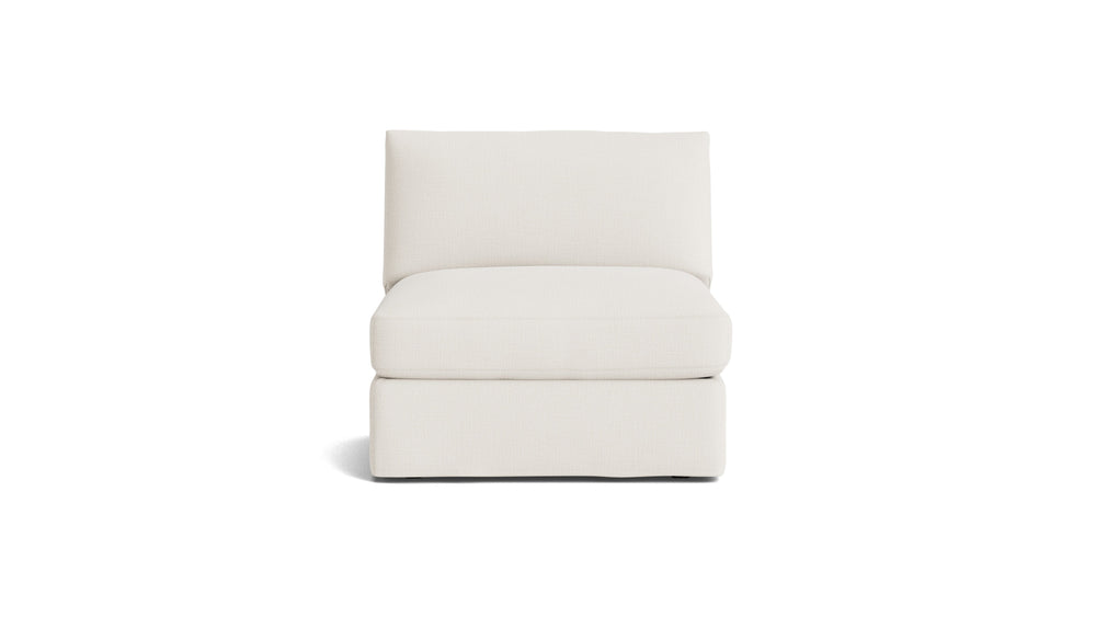 Silla sin brazos Get Together™, estándar, lino color crema