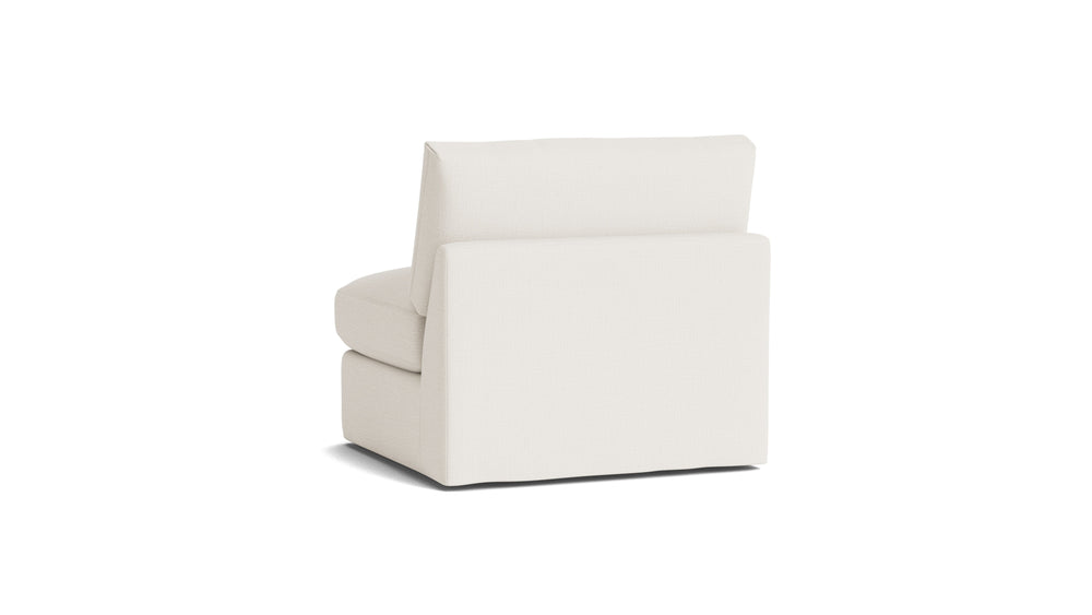 Silla sin brazos Get Together™, estándar, lino color crema