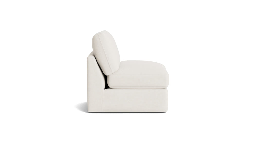 Silla sin brazos Get Together™, estándar, lino color crema