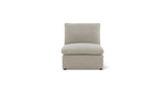Lift Off Silla reclinable eléctrica sin brazos, gris claro