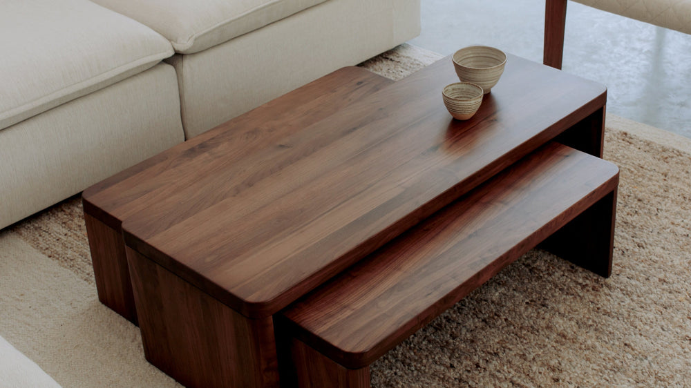 Mesa de centro Form, cuadrada, roble