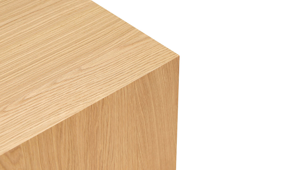 Mesa de centro Align, estándar, roble