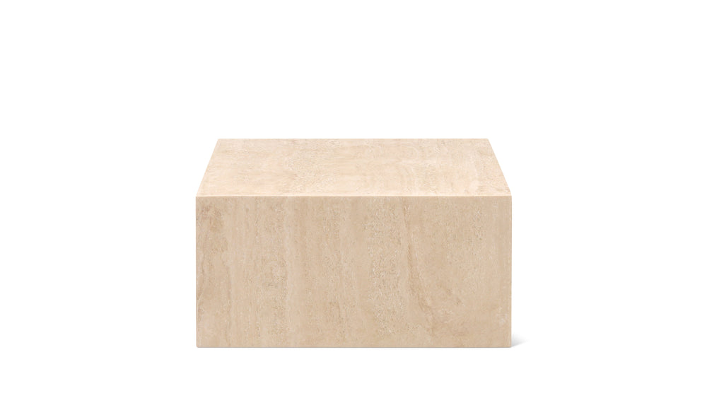 Mesa de centro Align, regular, travertino