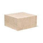 Mesa de centro Align, regular, travertino