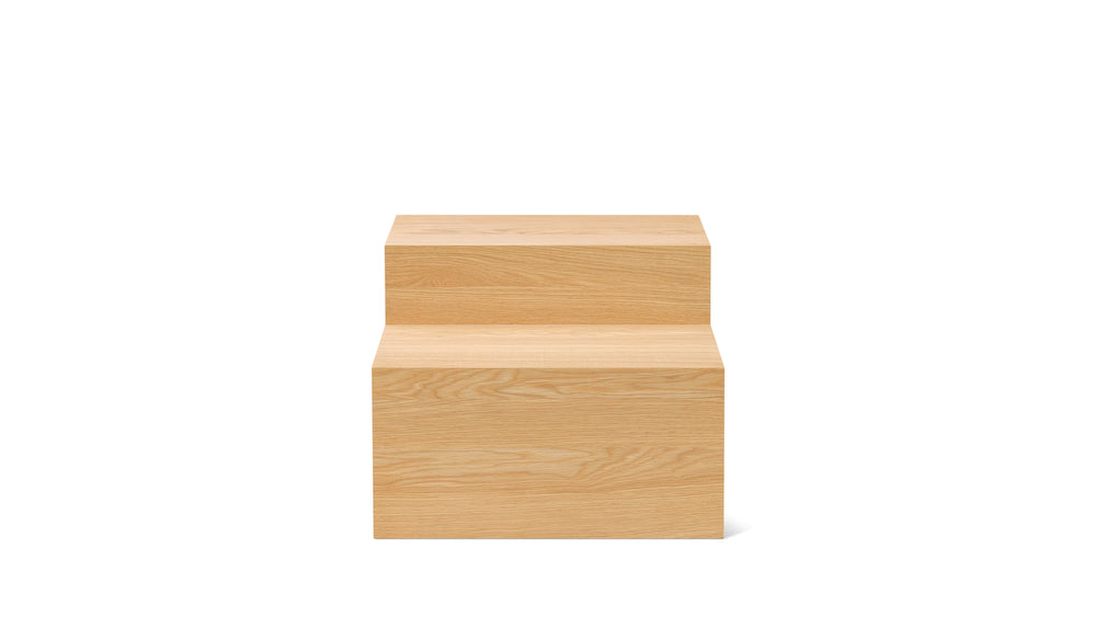 Mesa de centro Align, escalonada, roble