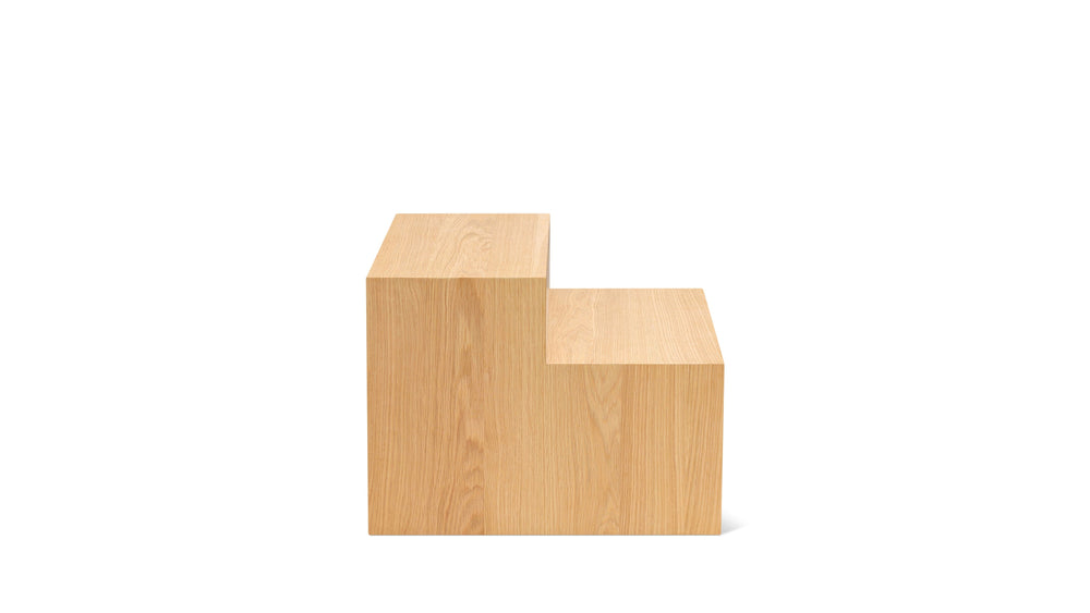Mesa de centro Align, escalonada, roble