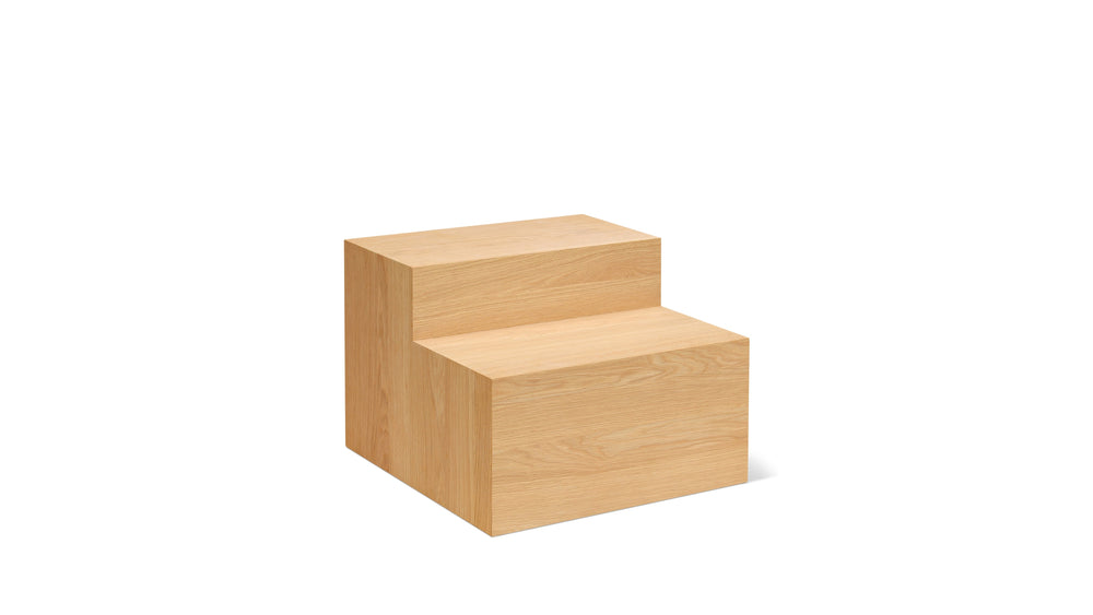 Mesa de centro Align, escalonada, roble