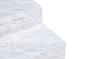 Mesa de centro Align, de varios niveles, mármol Carrara