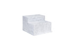 Mesa de centro Align, de varios niveles, mármol Carrara
