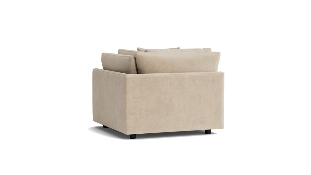 Sillón esquinero Soft Spot, avena