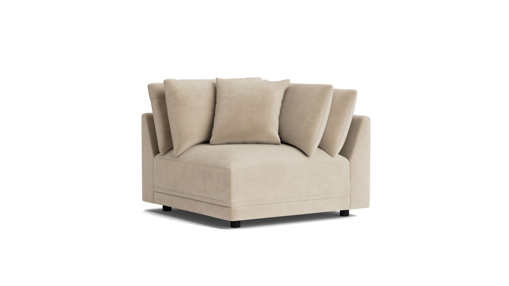 Sillón esquinero Soft Spot, avena