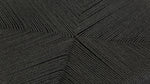 Banqueta de mostrador Dinner Guest, roble negro/ asiento de papercord negro