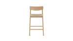 Banqueta de mostrador Dinner Guest, roble blanco / asiento de papercord natural