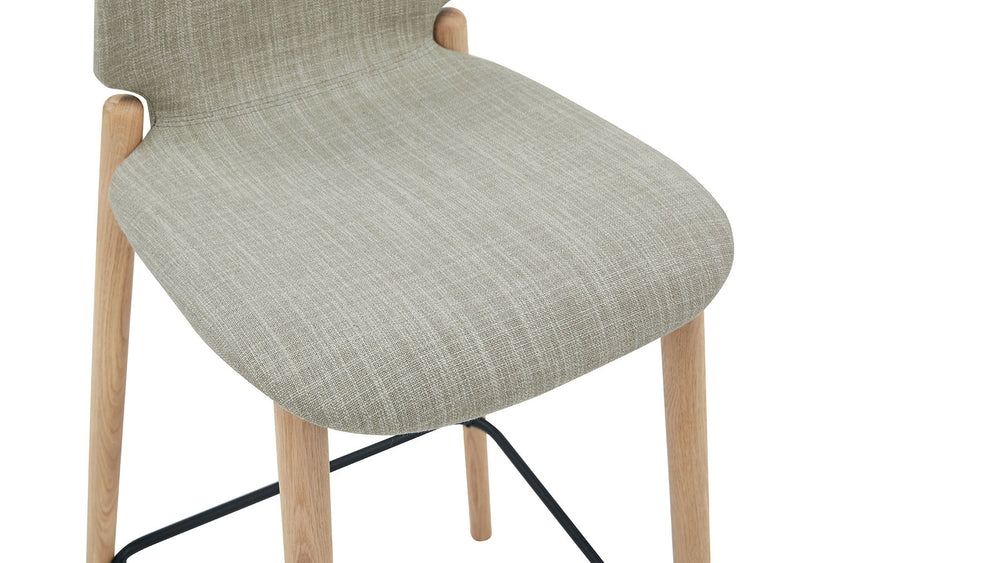 Banqueta de mostrador Dine In, roble/taupe
