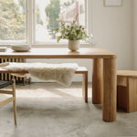 Mesa de comedor Field, para 8–10 personas, roble