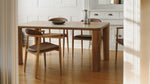 Mesa de comedor Field, para 4–6 personas, roble