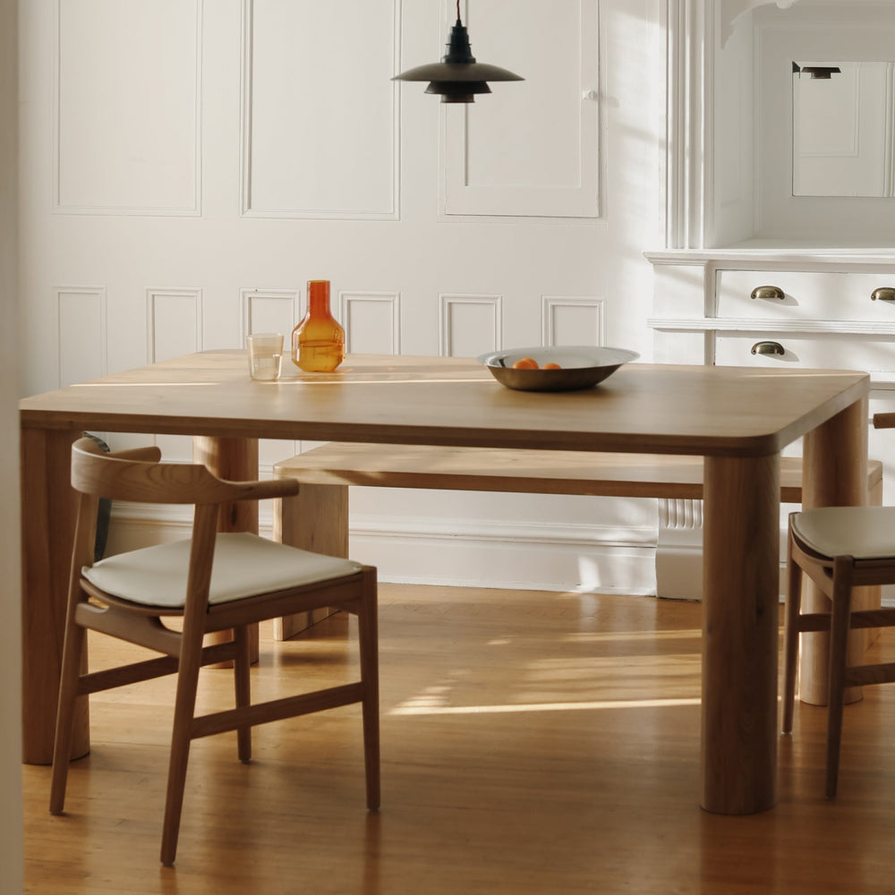 Mesa de comedor Field, para 4–6 personas, roble