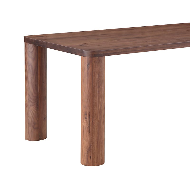 Mesa de comedor Field, para 4-6 personas, nogal americano