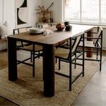 Mesa de comedor Field, para 4-6 personas, nogal americano