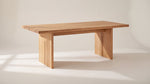 Mesa de comedor Plane, para 6-8 personas, roble